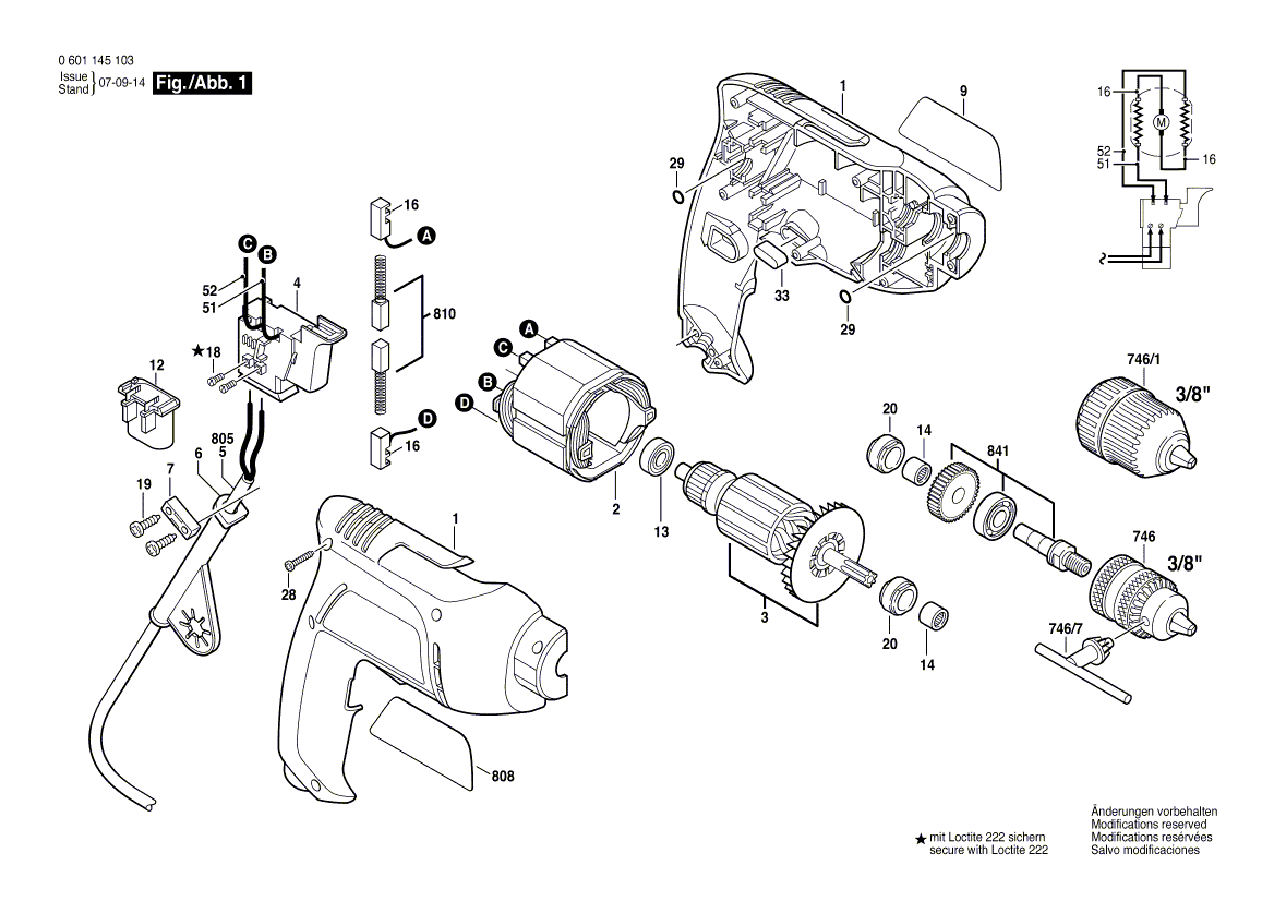 Neue echte Bosch 1604010694 Anker