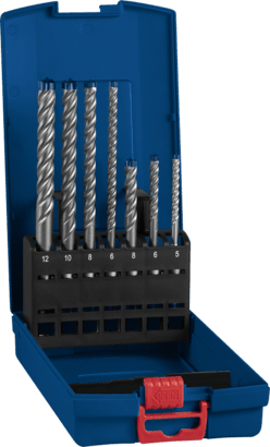 Nya äkta Bosch 2608900195 Expert SDS Plus-7X Hammer Bit Set för Rotary