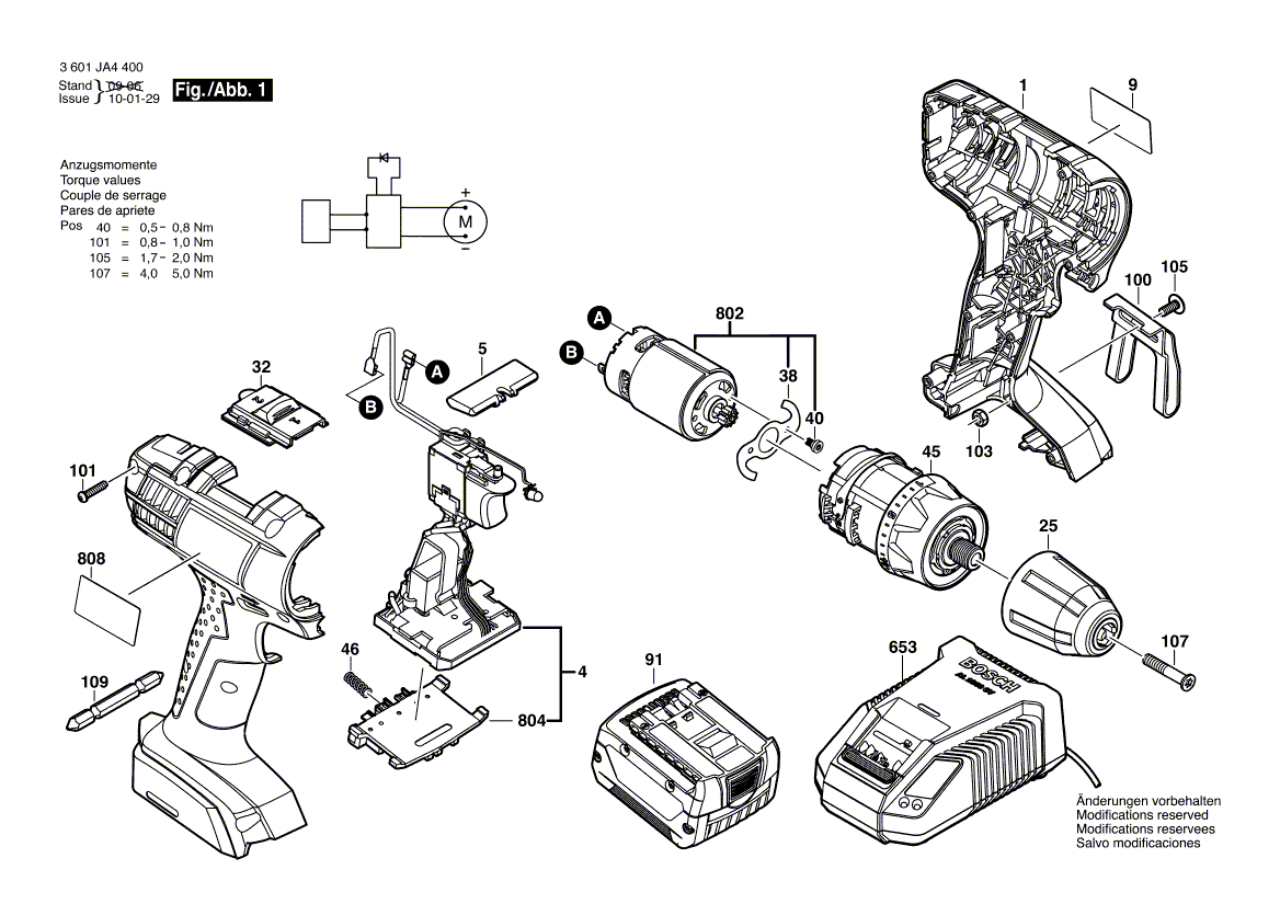 Ny äkta Bosch 2609199255 Gear Box