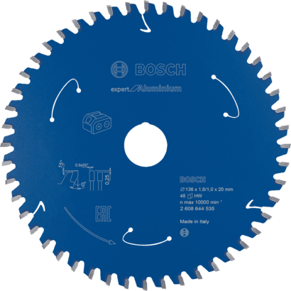 Nouveau véritable bosch 2608644535 Expert pour la lame de scie circulaire en aluminium pour