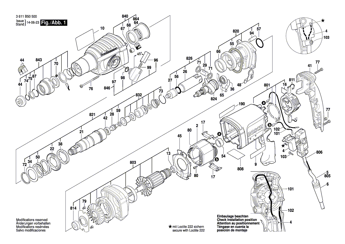 Uusi aito Bosch 1619P30224 Nameplate