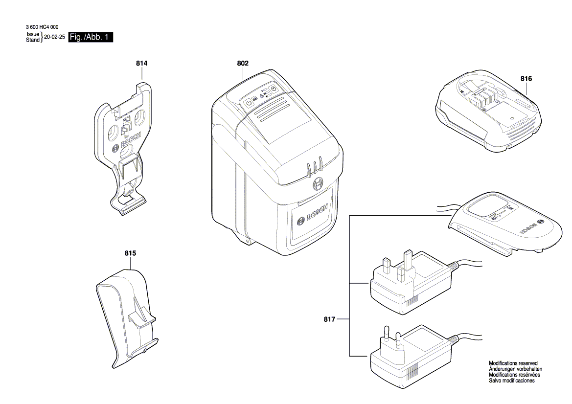 NOUVEAU BOSCH F016F05575 BRCQUET DE MONTAGE