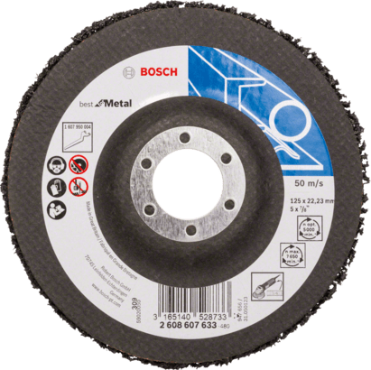 New Genuine Bosch 2608607633 N377 Best for Metal Cleaning Disc For small angle