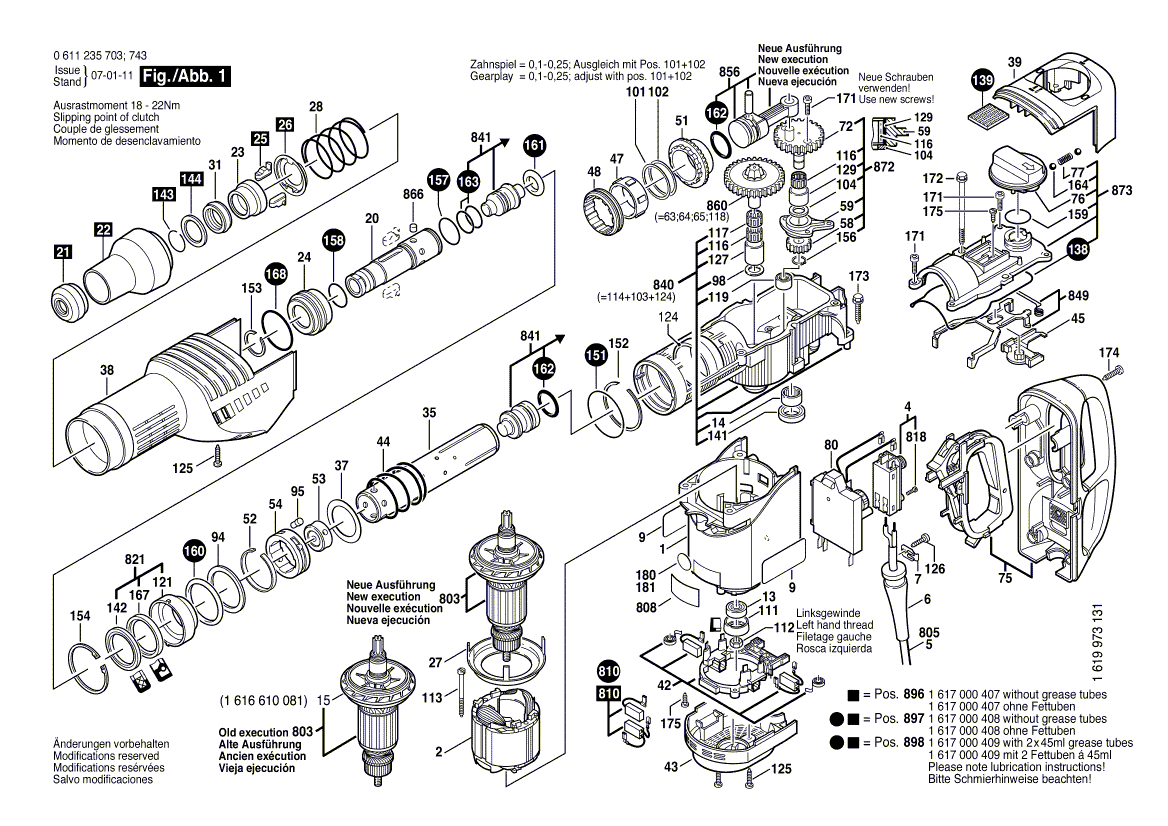 Nouveau véritable bosch 1610210140