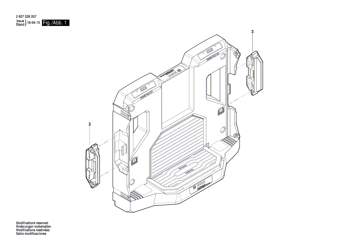 Neues echtes Bosch 1600A0076C Locking -Gerät