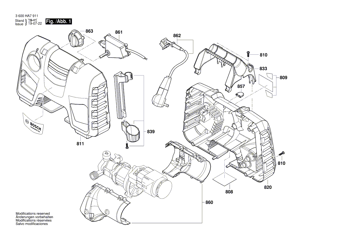 Ny ekte Bosch F016F05398 Navneskilt