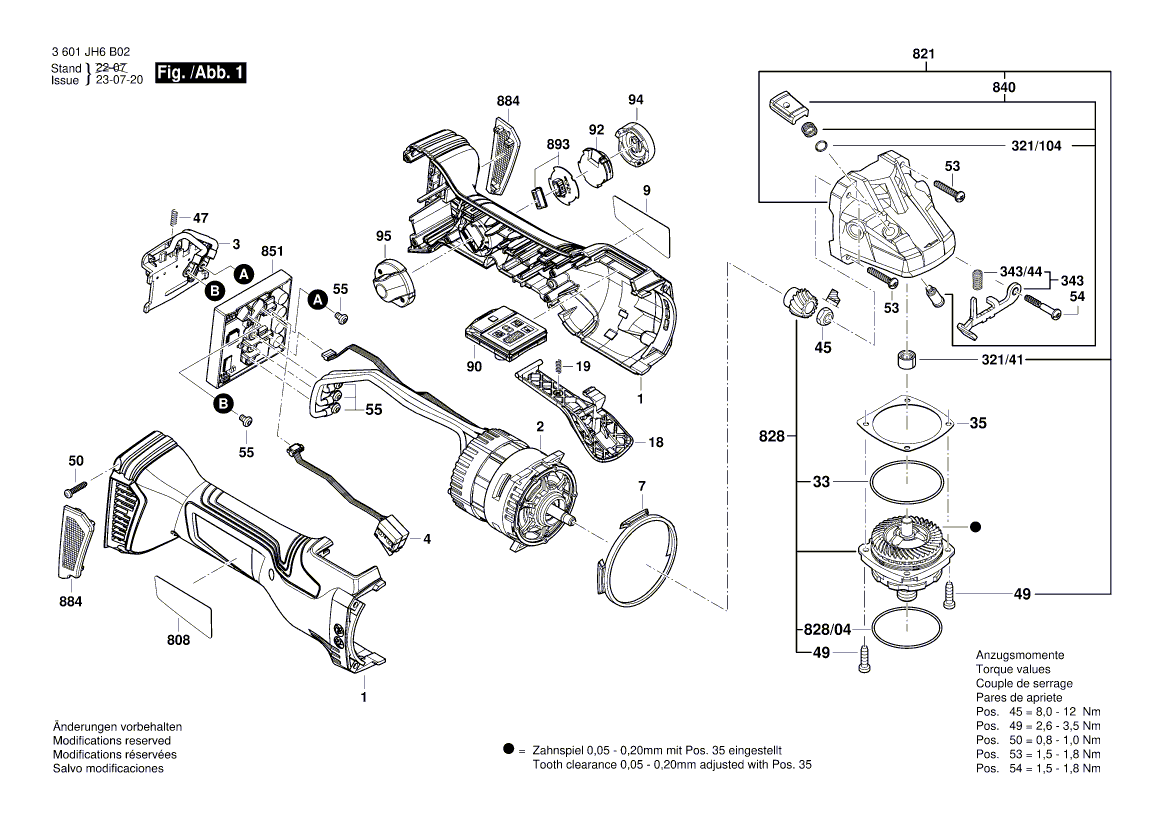 Neues Original Bosch 16051082PH Motorgehäuse