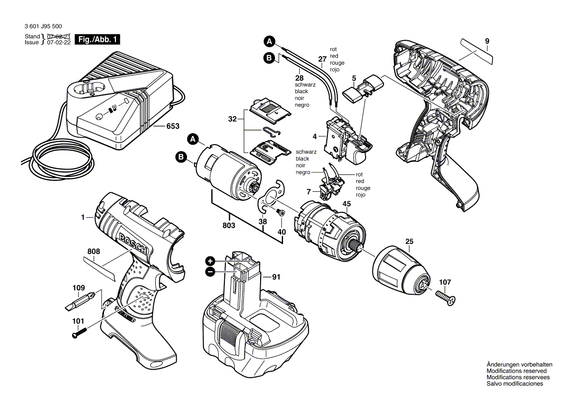 Uusi aito Bosch 2609110660 Keyless Chuck