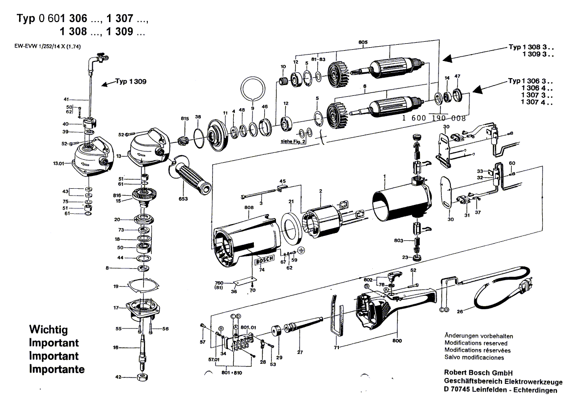 Neue echte Bosch 1600150006 Frühlingswaschmaschine