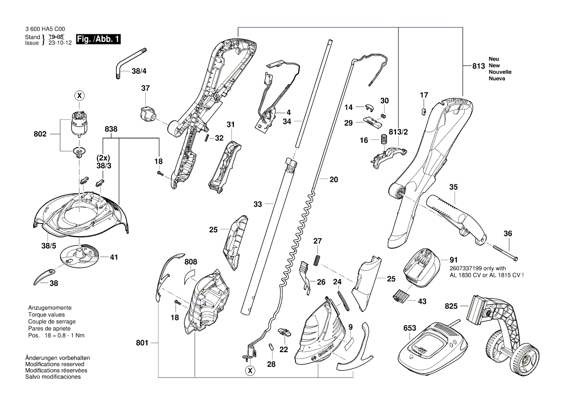 Neu Original Bosch 2609007343 Gehäusesockel