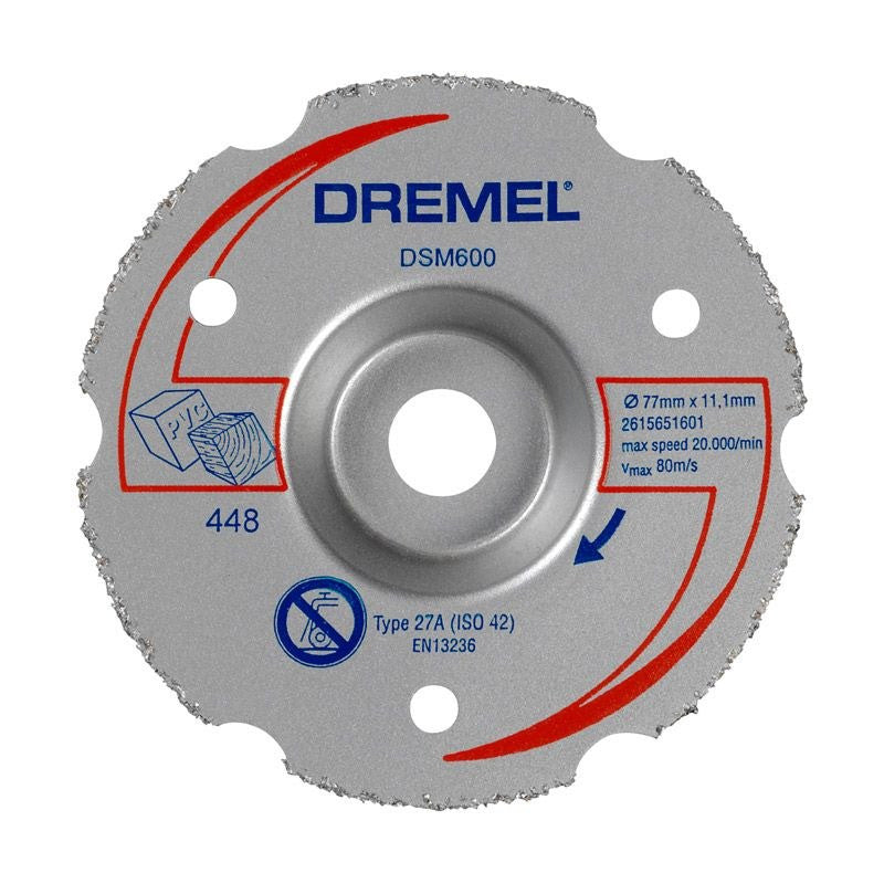 Nieuwe echte Dremel 2615S600JB ® DSM20 Multipurpose Carbide Flush Cutting Wheel