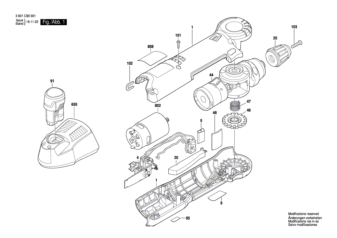 New Genuine Bosch 160111C227 Manufacturer's nameplate