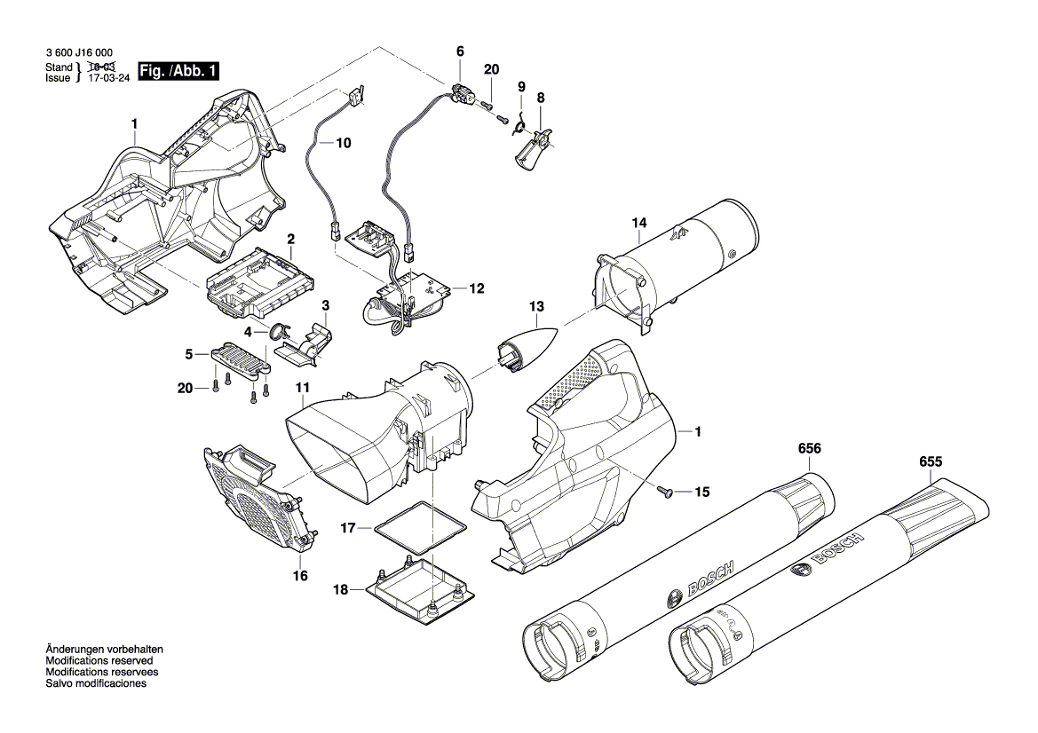 Nouveau port de batterie Bosch F016L76895 authentique