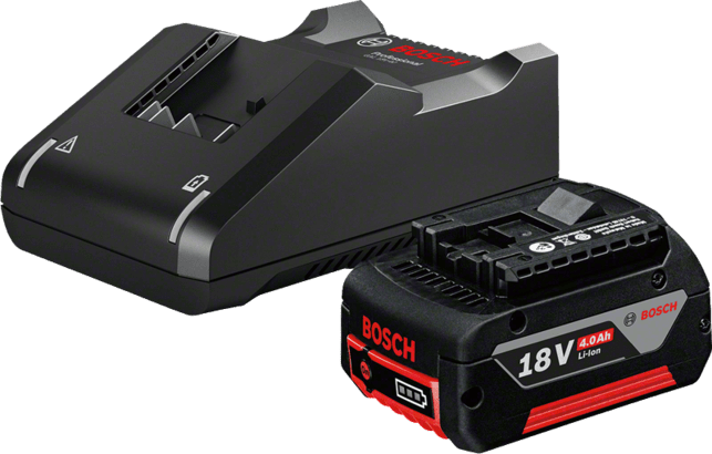 Nouveau véritable Bosch 1600A01B9Y 1 X GBA 18V 4.0AH + GAL 18V-40 Professionnel