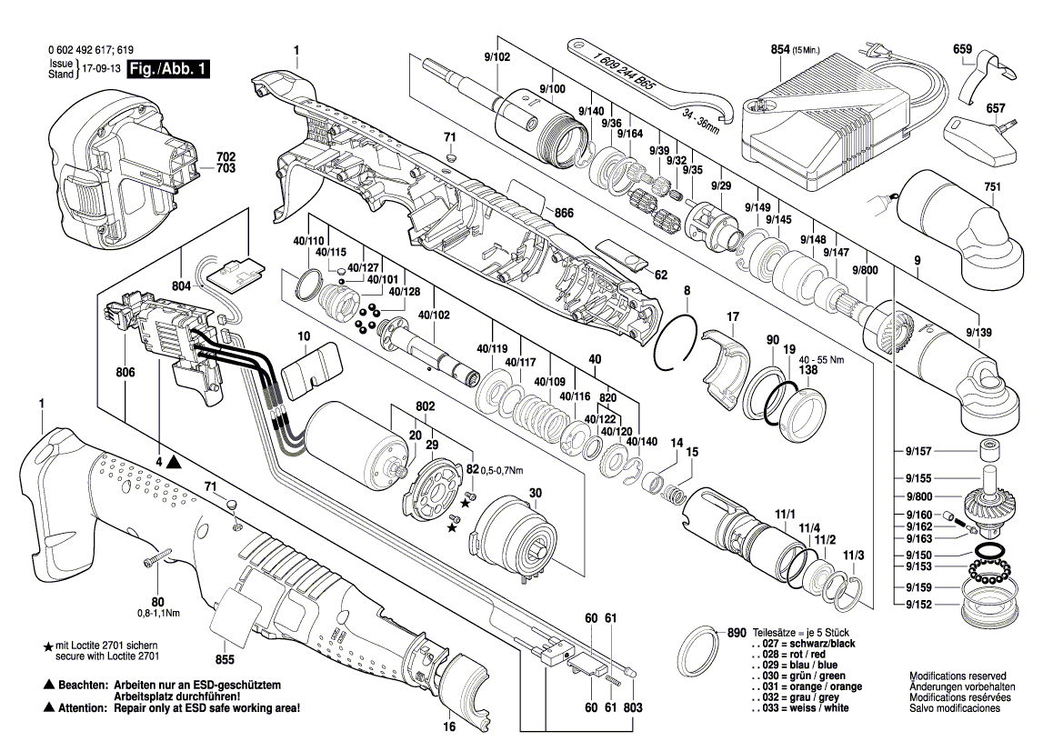 Neuer Original-Gleichstrommotor 3607031652 von Bosch