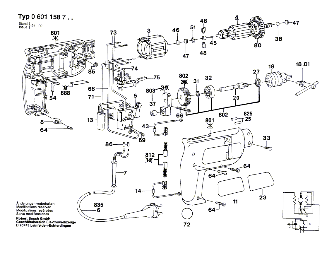 Nieuwe echte Bosch 2607329096 -onderdrukkingsfilter