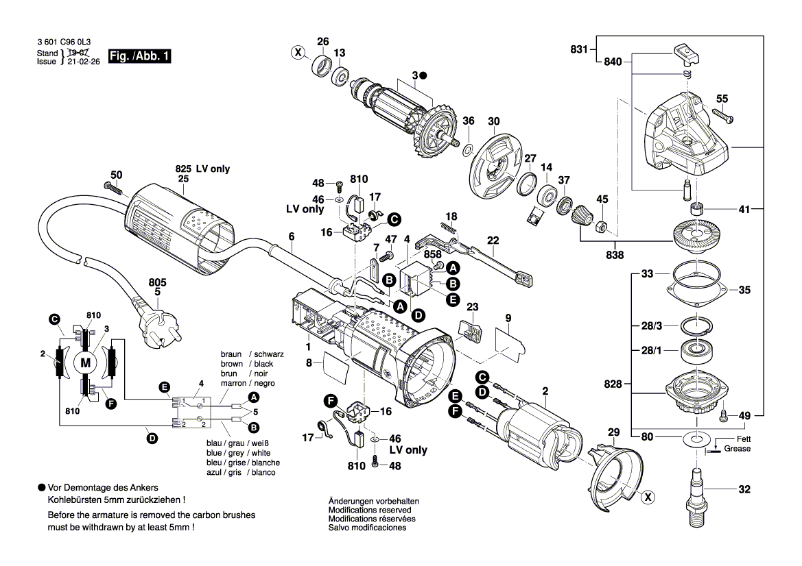 Nieuwe echte Bosch 1619p14564 -naamplaatje van de fabrikant