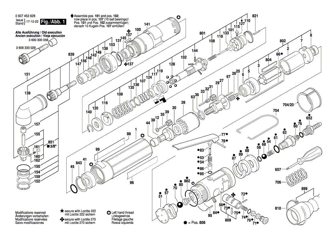 Nouveau véritable Bosch 3607031419 Logement de valve