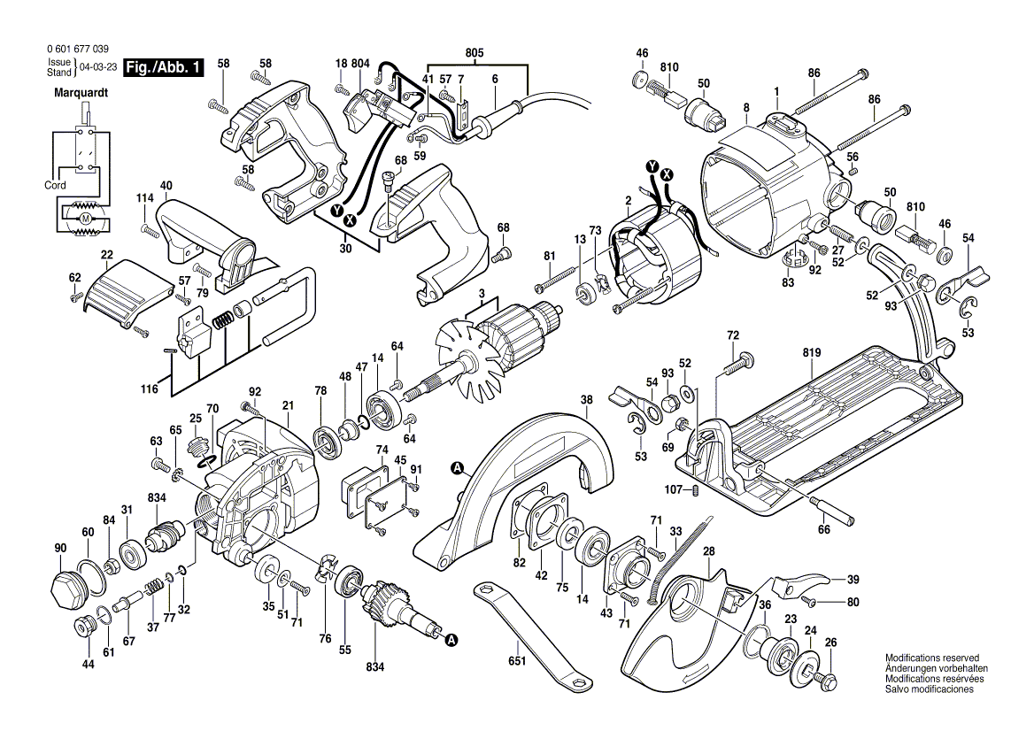 Новая оригинальная гайка Bosch 1619X01283