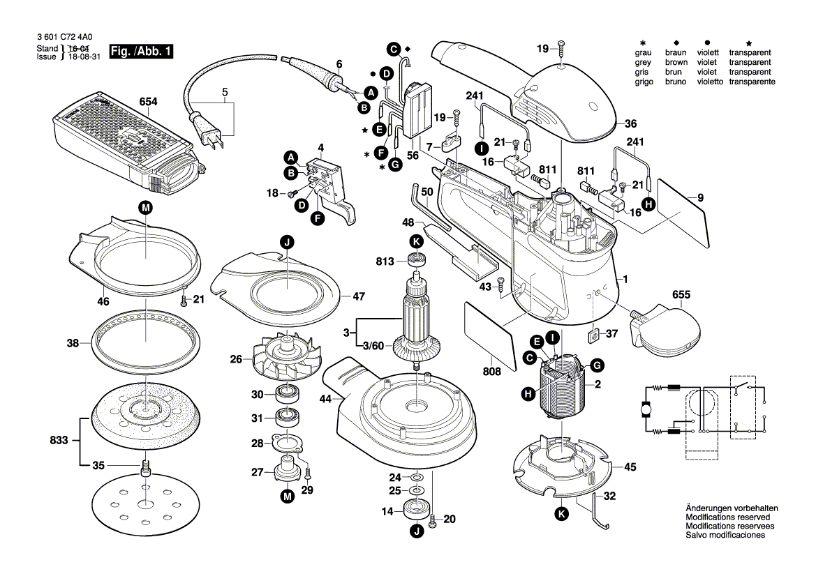 Ny ekte Bosch 160111A23h typeskilt