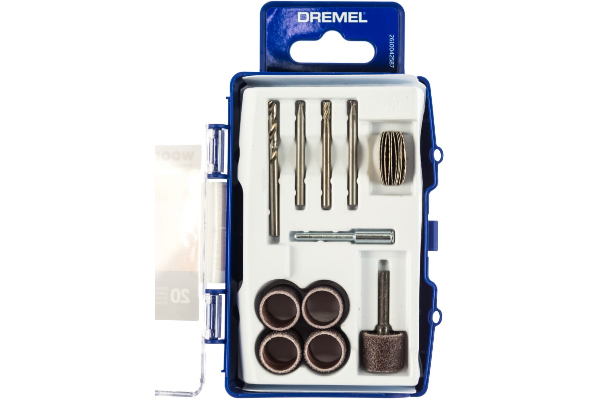 Nouveau véritable dremel 2615c681ja 20 pièces Ensemble d'accessoires de bois 681