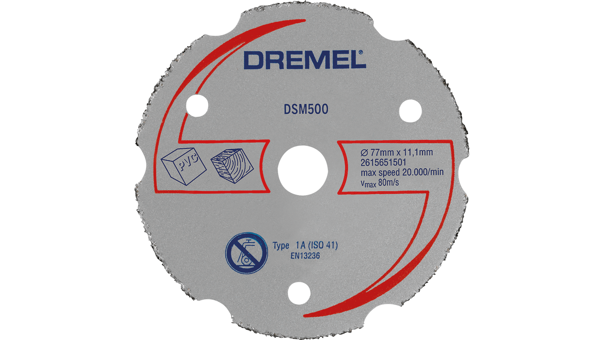 Nieuwe echte Dremel 2615S500JB ® DSM20 Multipurpose carbide -snijwiel