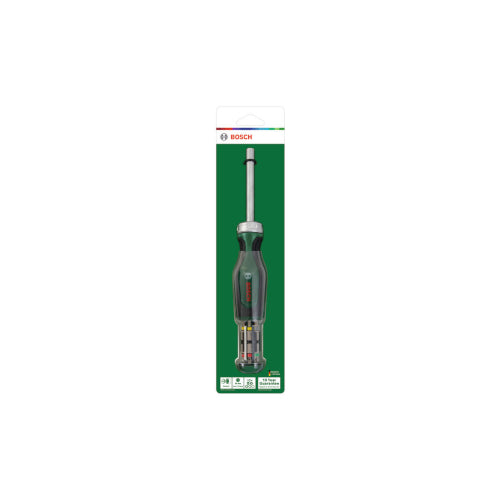 Bosch Ratchet Screwdriver with 12 Bits (Magazine 1) 1600A032V0