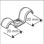 Bosch Metal double cable grip 20mm, EMD-20, 50psc 1600A03C2M