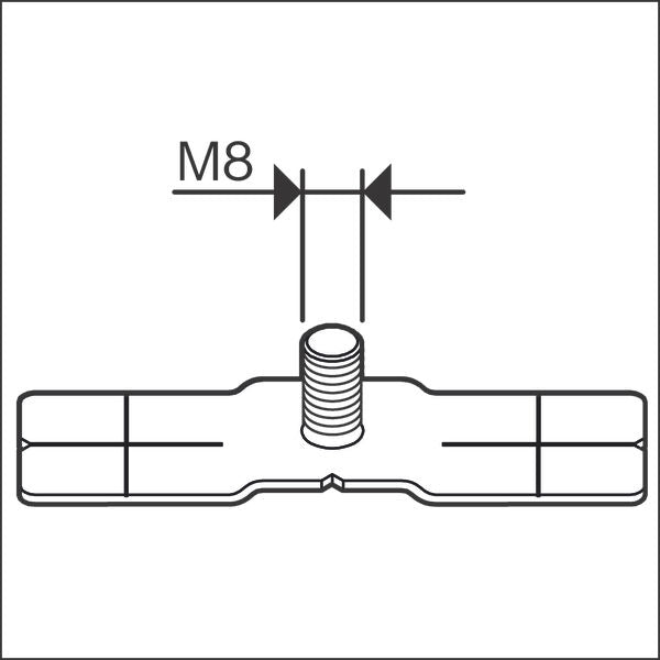 Bosch Metal hanger external thread, FME-8, 100psc 1600A03C2S