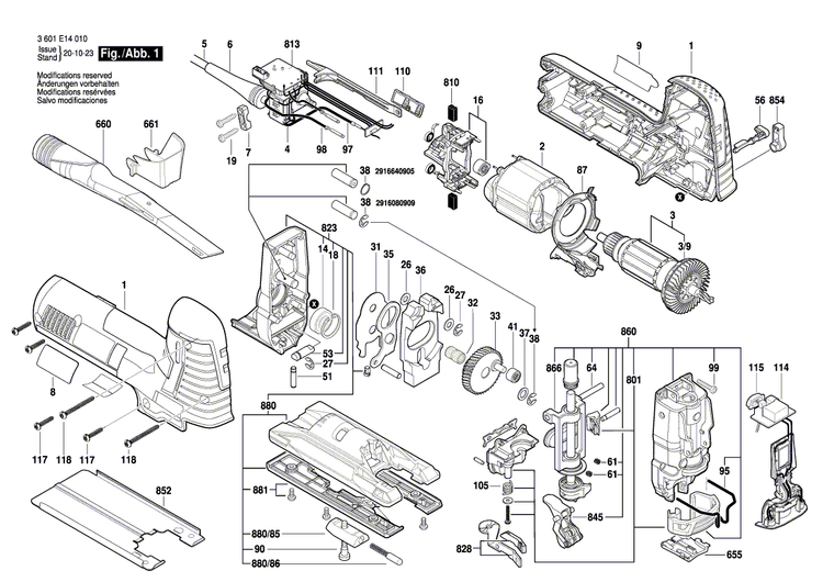 New Genuine Bosch 2605105180 Housing Section