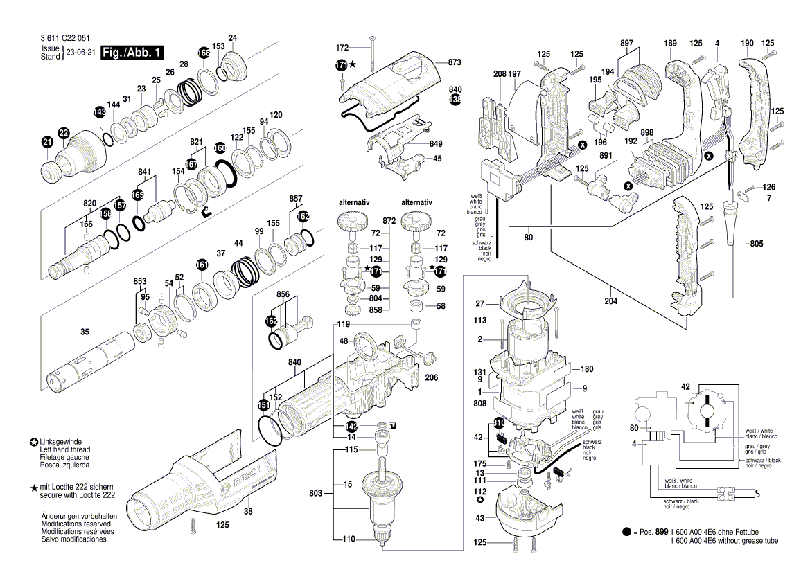 Nieuwe echte Bosch 1610290112 Rotary as lip afdichting