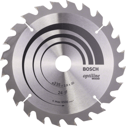 New Genuine Bosch 2608640725 Optiline Wood Circular Saw Blade