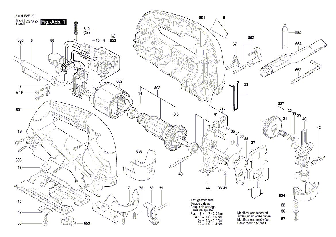 New Genuine Bosch 1619P07166 Covering hood