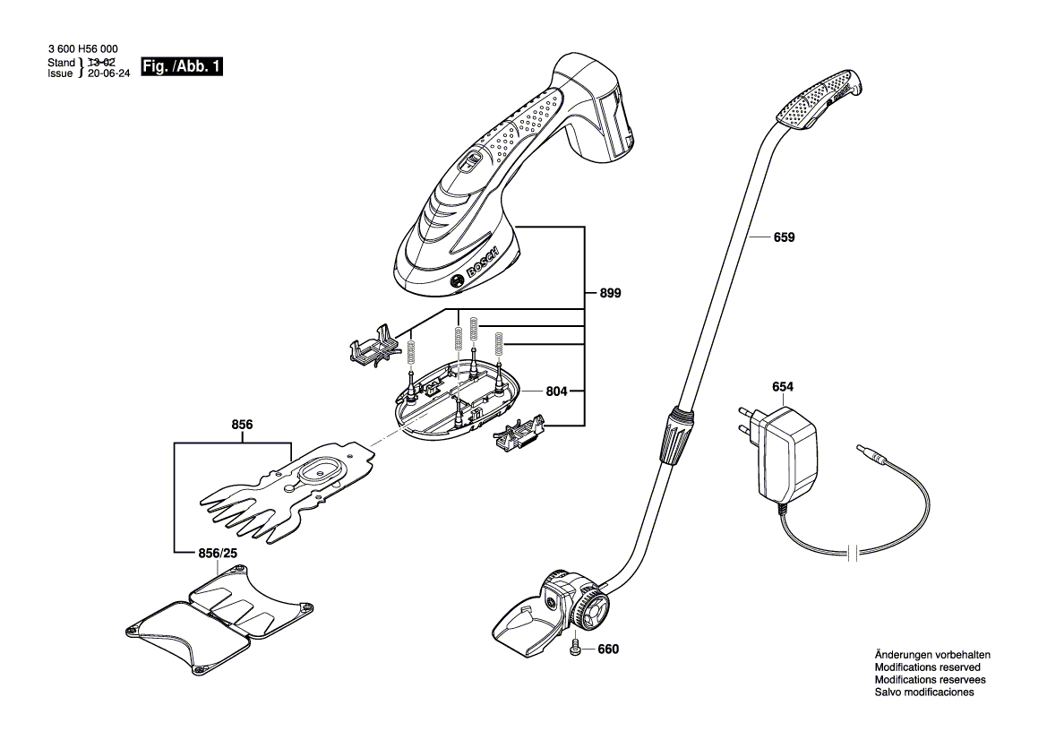 Neue echte Bosch 2609004377 Schnurlose Grasschere