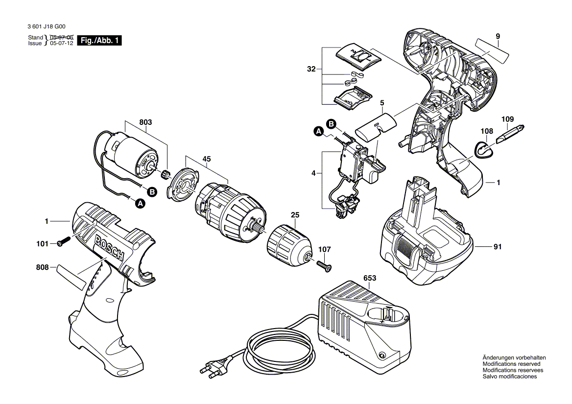 Uusi aito Bosch 2609100625 -asunto