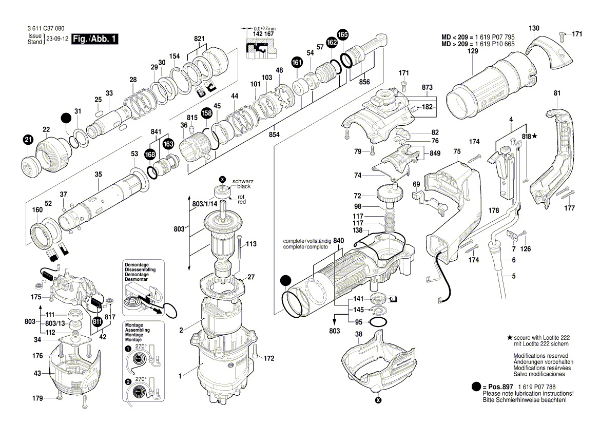 Neuer Originalanker von Bosch 1619P07761