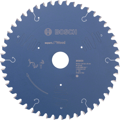 Nieuwe echte Bosch 2608642497 Expert voor Wood Circular Saw Blade