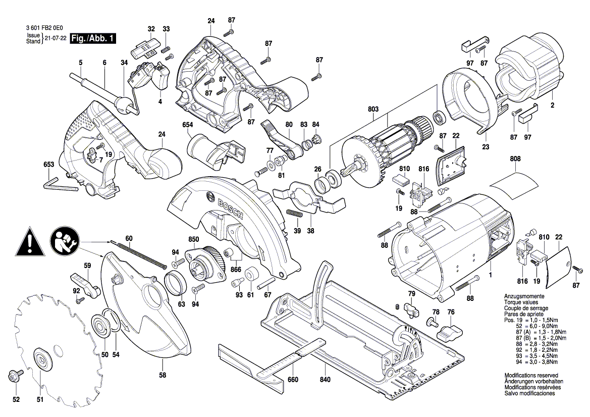 Neues echtes Bosch 1619p14691 Feld