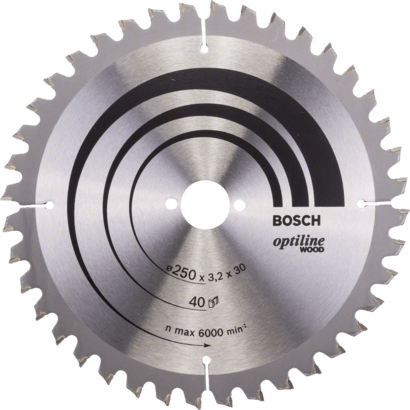 Ny äkta Bosch 2608640643 Optiline Wood Circular Saw Blade