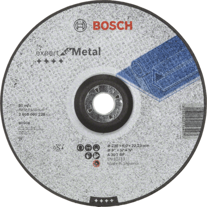 New Genuine Bosch 2608600228 Expert for Metal Grinding Disc For large angle