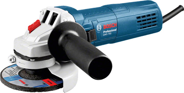 Nouveau véritable Bosch 0601394001 GWS 750-125 Angle professionnel Grinder