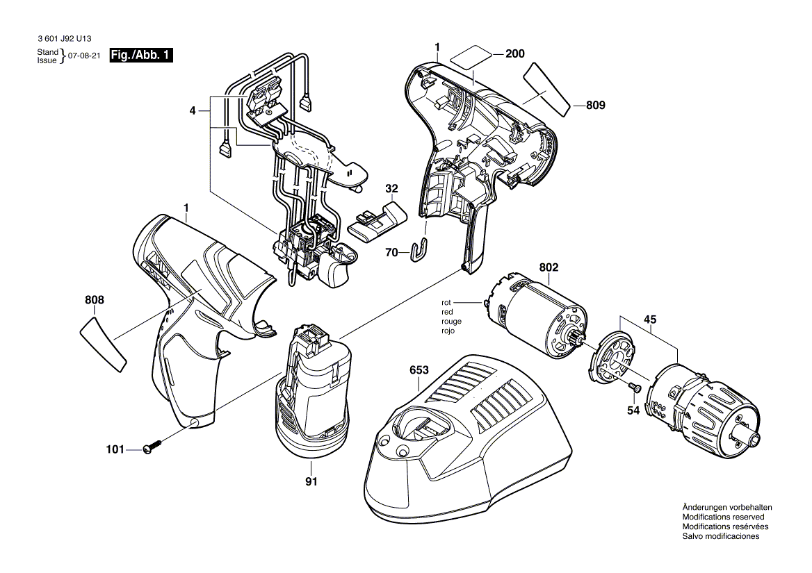 New Genuine Bosch 2601099153 Adjusting Slide