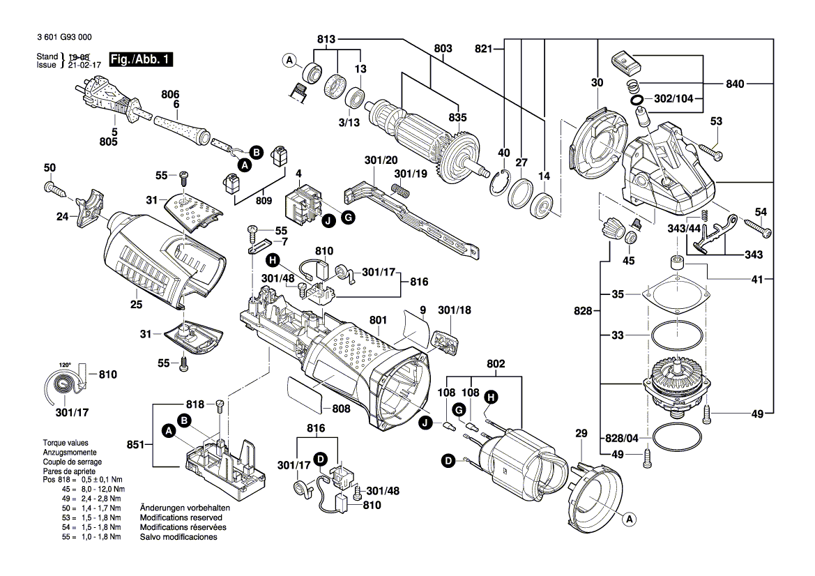 Neue Original Bosch 1600A01M0M Bürstenabdeckung