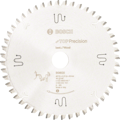 Nouveau véritable bosch 2608642101 Meilleur pour la lame de scie circulaire en bois pour les scies à onglets