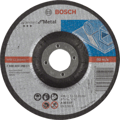 Новый оригинальный стандарт Bosch 2608603160 для отрезного диска по металлу для малого угла