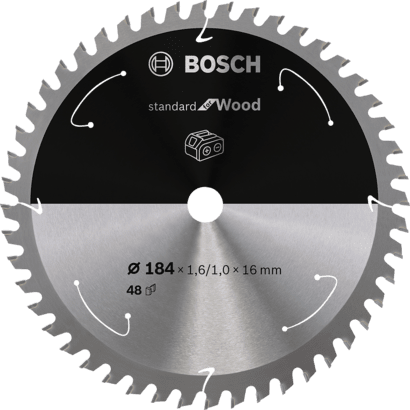 New Genuine Bosch 2608837701 Standard for Wood Circular Saw Blade For Cordless