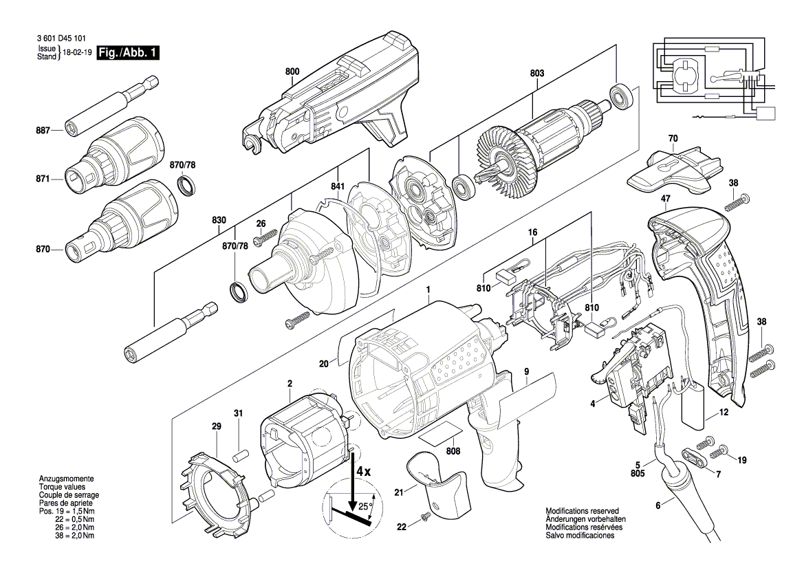 Nieuwe echte Bosch 2601111895 Referentieplaat