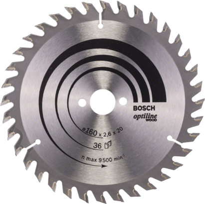 Ny äkta Bosch 2608640597 Optiline Wood Circular Saw Blade