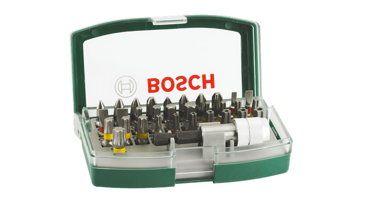 Ny ekte Bosch 2607017063 Screwdriver Bit Set 32 ​​stykker med fargekoding