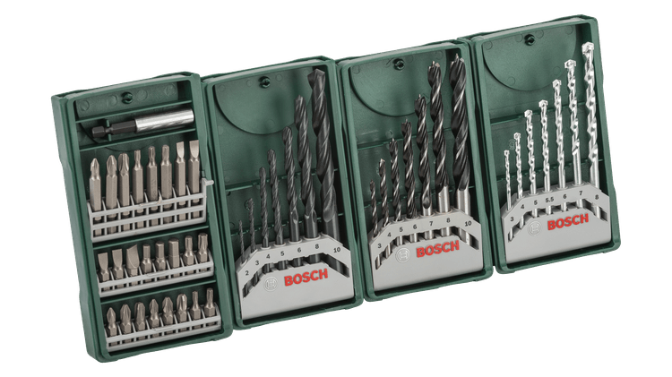 New Genuine Bosch 2607017071 Mini-X-Line Drill and Screwdriver Bit Set